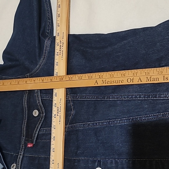 NWT Levi's Men's Dark Blue Denim Jacket XL - Picture 12 of 16